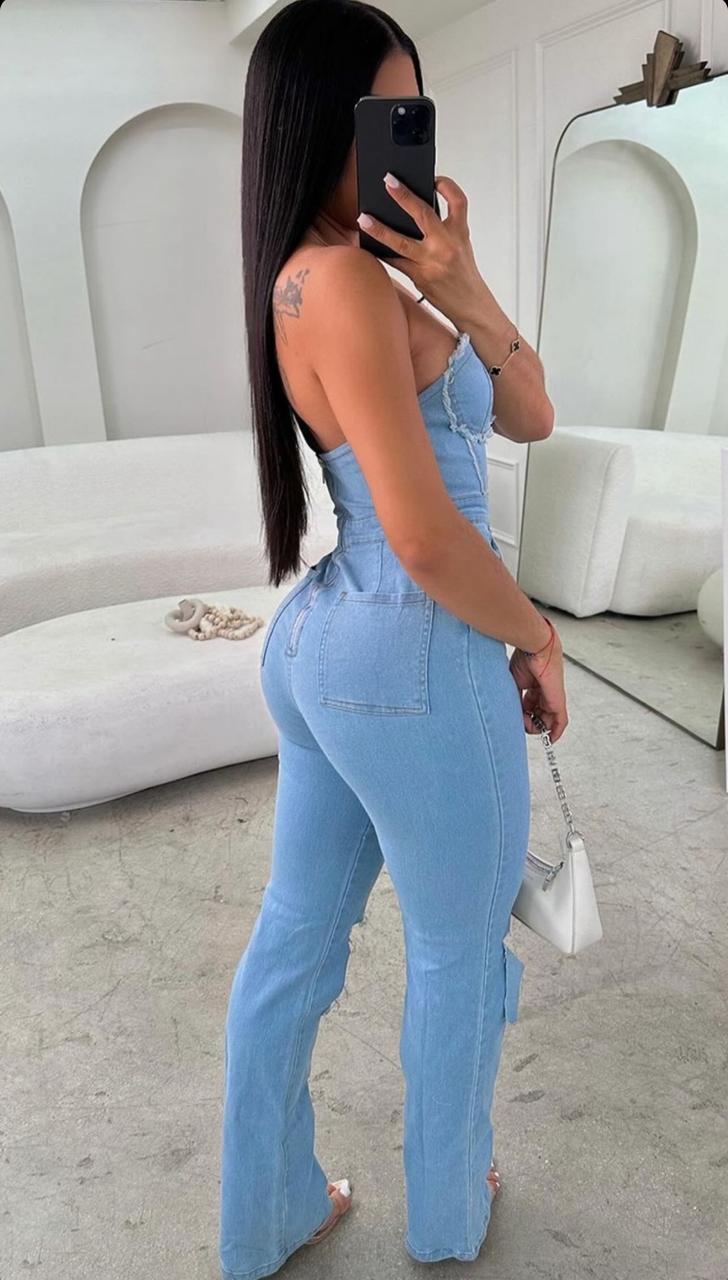 Luxe Denim Jumpsuit