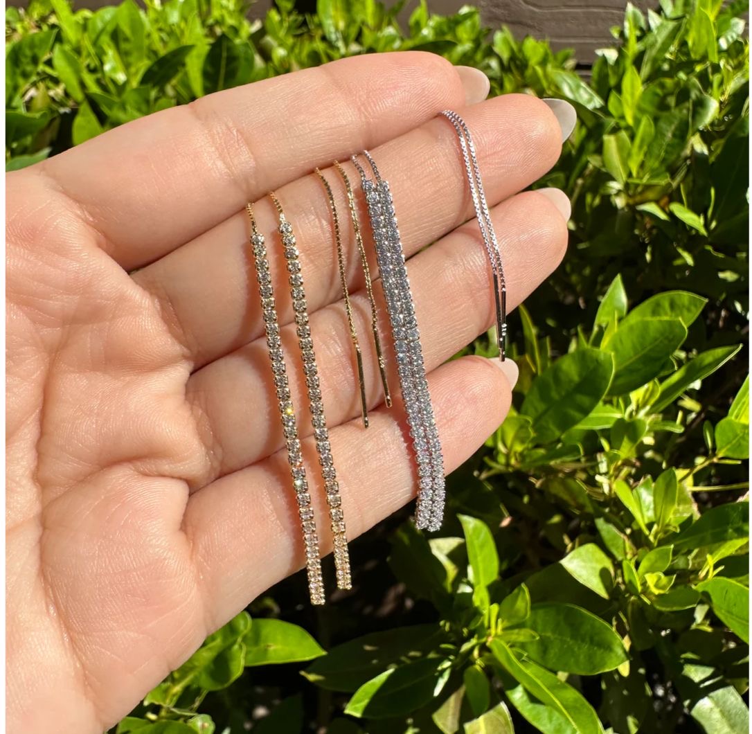 Diamond layer Earrings